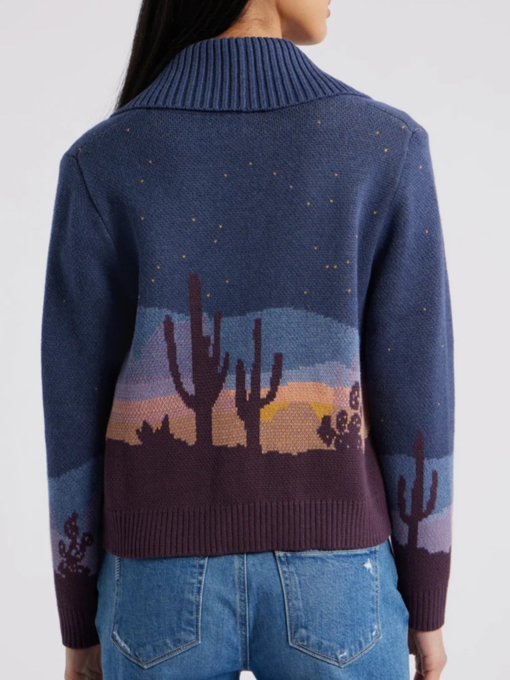 Pendleton Starry Night Western Cardigan Large - Picture 4 of 11